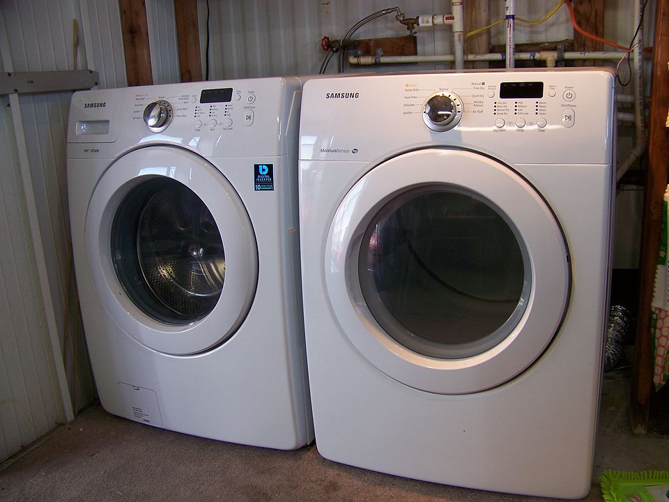 New washer & dryer in worksh