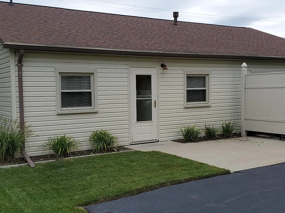 Rear of property with patio