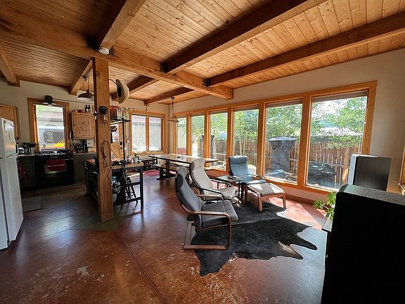 Living/dining area.