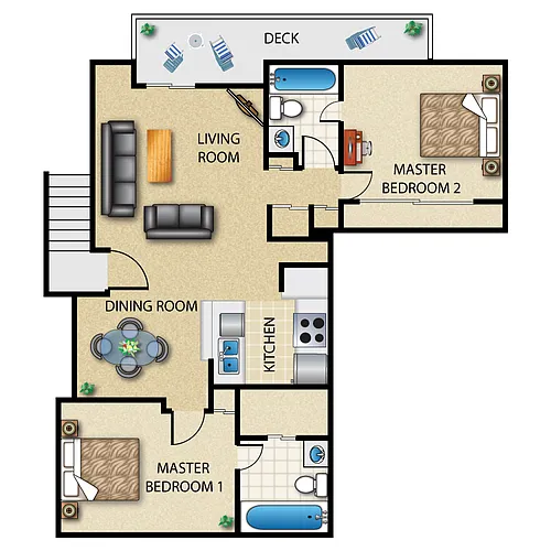 Floor plan The Rive Gauche