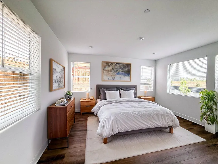 Upstairs Master Bedroom (virtual staging)