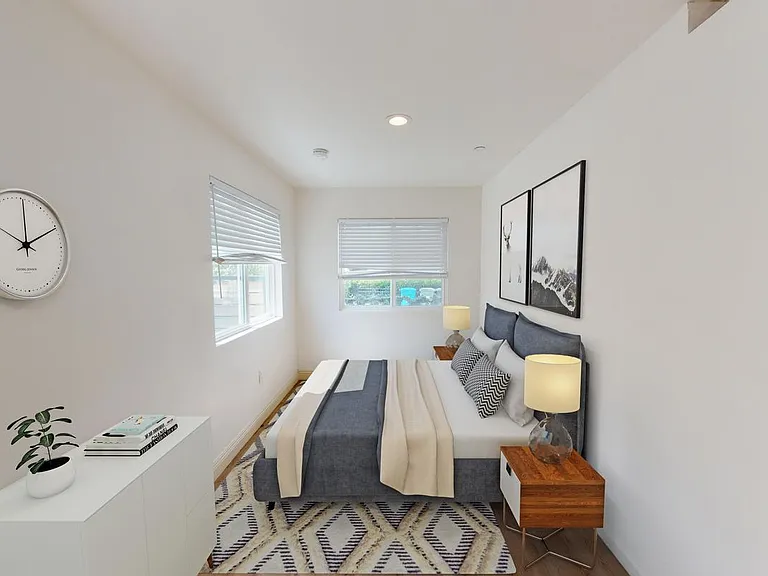 Bedroom 7. This image shows a virtually furnished space. Bedrooms come unfurnished.