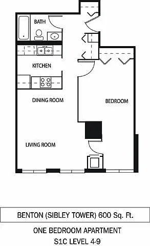 Floor plan Benton