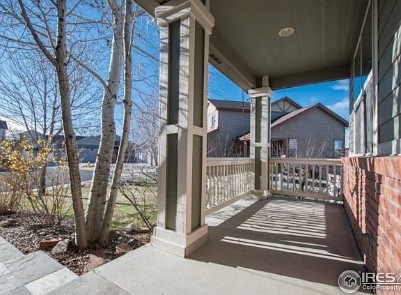 West facing front porch