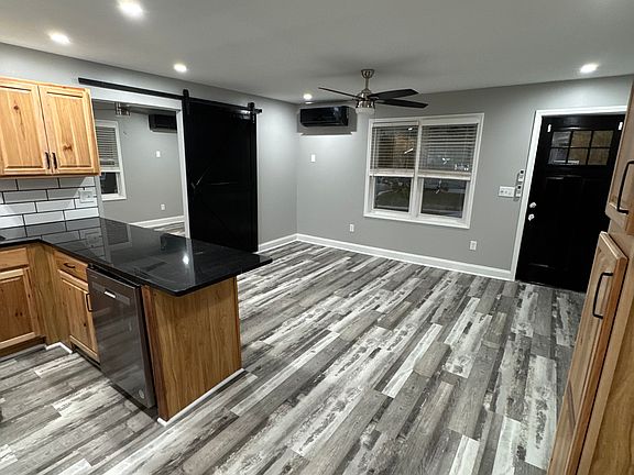 Open floor plan living room and kitchen