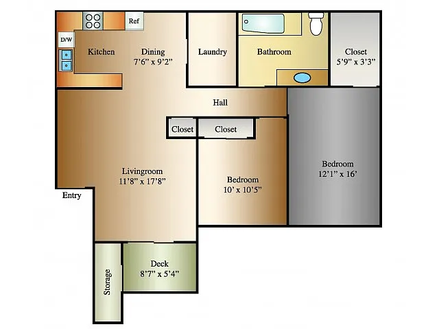 Floor plan Mamba (Crocodile)
