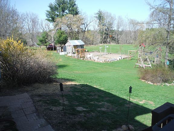 View of yard from deck