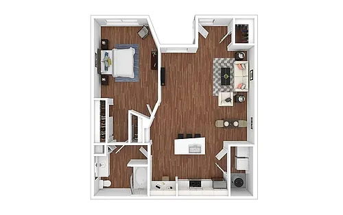 Floor plan Fuchsia - Renovated