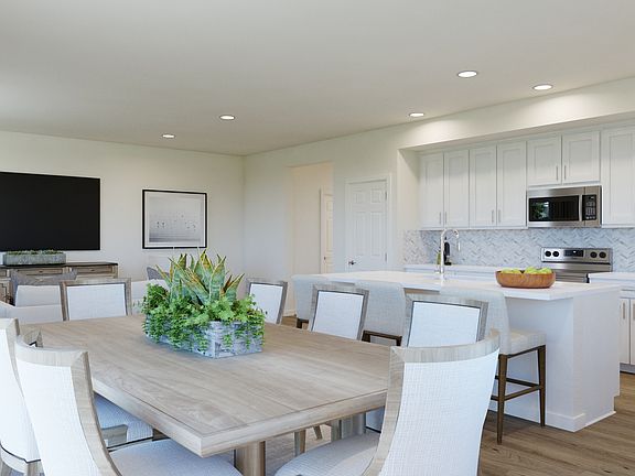 Plan 3 Dining to Kitchen