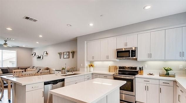 All appliances are electric and energy efficient