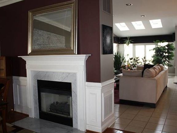 Double fireplace