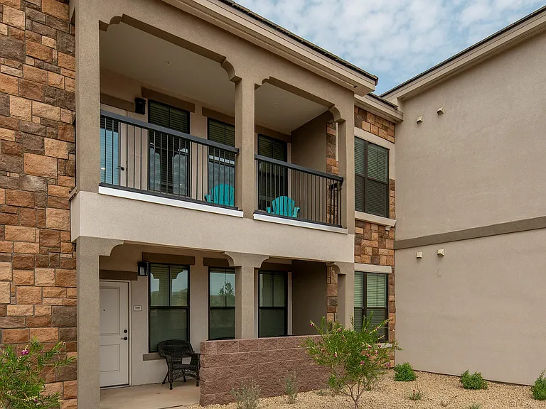 Apartment Entry and Patio