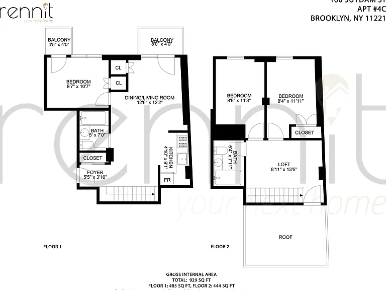 100 Suydam St #PENTHOUSE — Photo 10