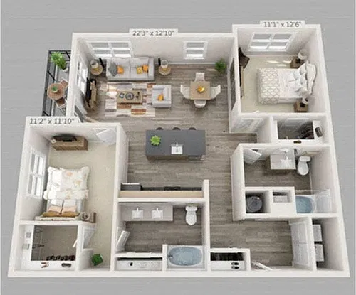 Floor plan RAVENEL