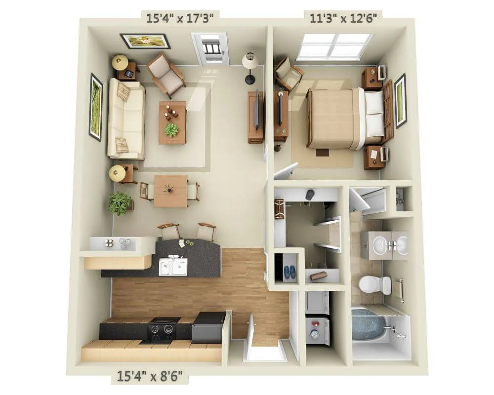 Floor plan Lakeside - Barletto