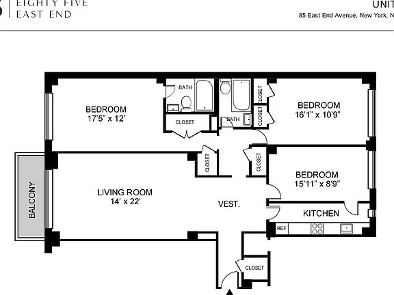 2nd image of 85 E End Ave APT 11F