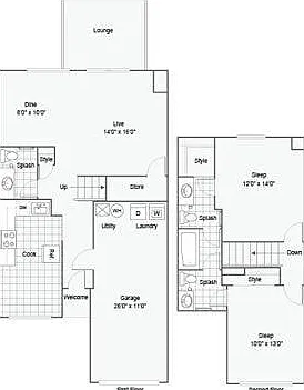 2-Bed 1.5-Bath Townhome 2-Bed 1.5-Bath Townhome