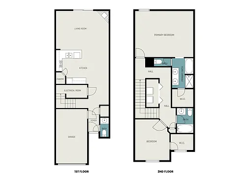 Floor plan 2 Bedrooms - Floorplan A
