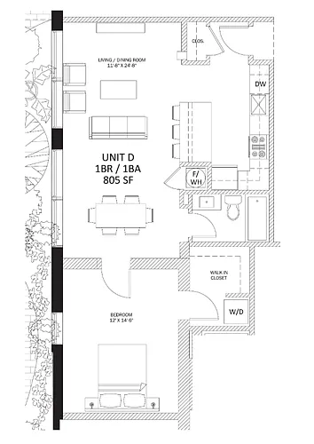 Floor plan Floor Plan D