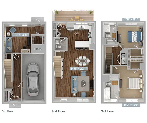 Floor plan B2T-1744