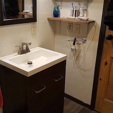 Remodeled bathroom