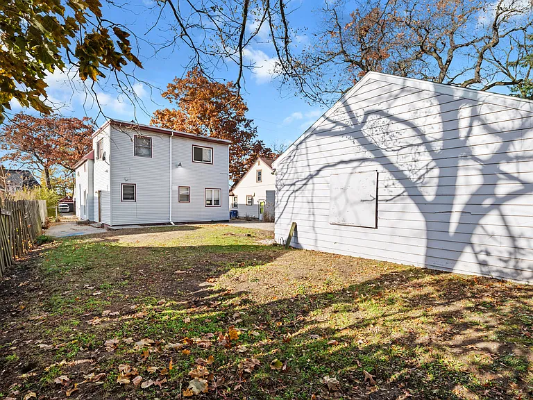 Large backyard