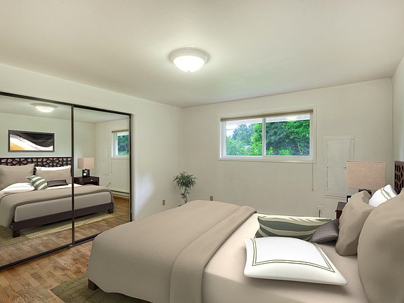 virtually staged bedroom