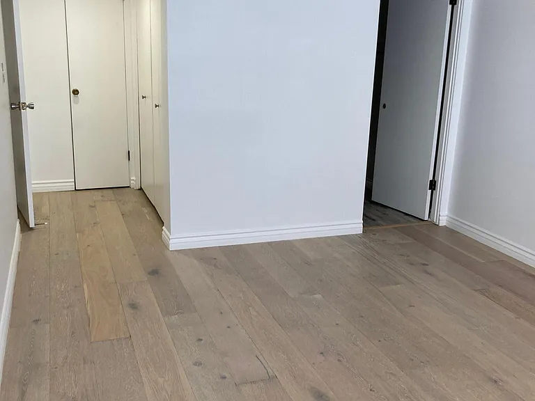 L shape closet, great storage.