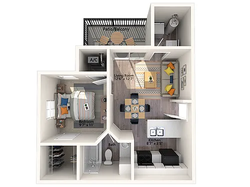 Floor plan The Larson