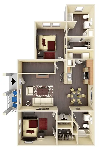 Floor plan B2