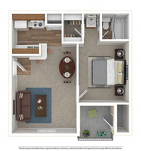 Floor plan A1A The Madison