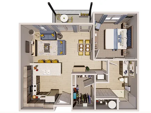 Floor plan Hickory HC
