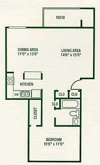 Floor plan The Cedar