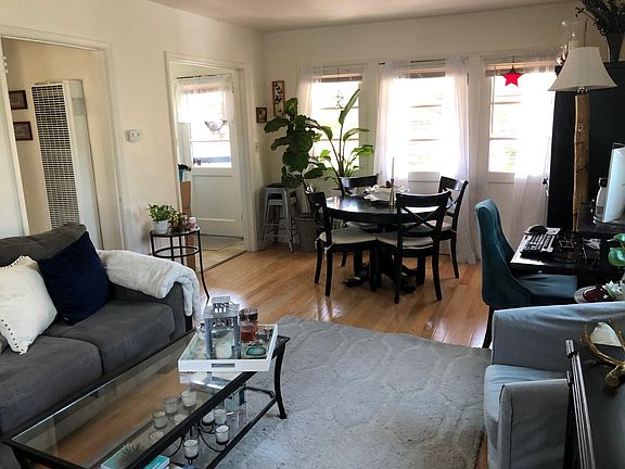 living room and dining area-lots of windows and light