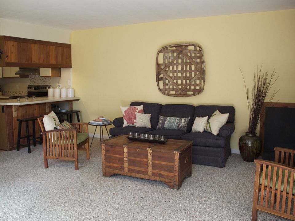 Spacious Living Room with dining and kitchen