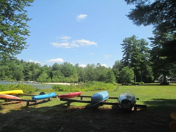 kayak racks on East Beach