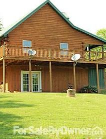 Patio below deck with walk out basement