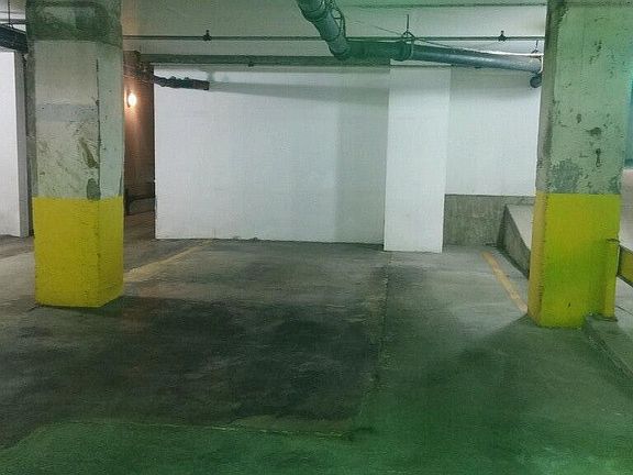 Indoor enclosed assigned parking.