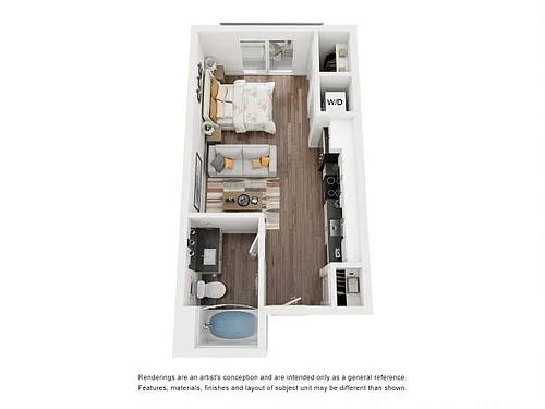 Floor plan The Union Pacific