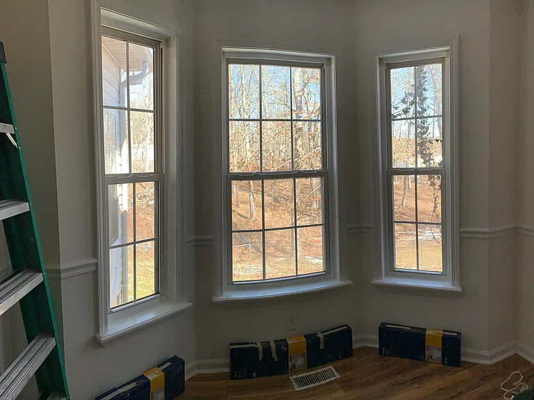 Eating area- blinds replaced upon kitchen completion