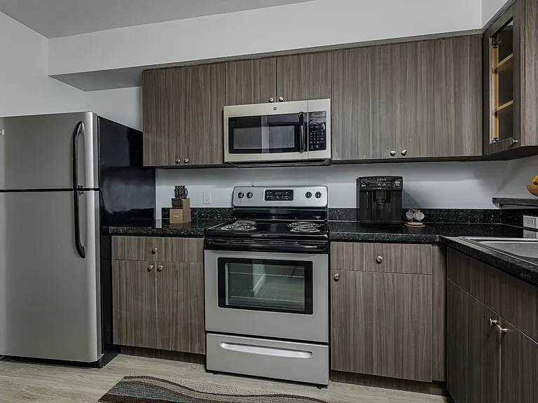 Kitchen with Black Finishes