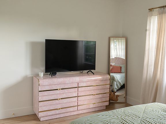 Kitchenette to be added next to dresser.