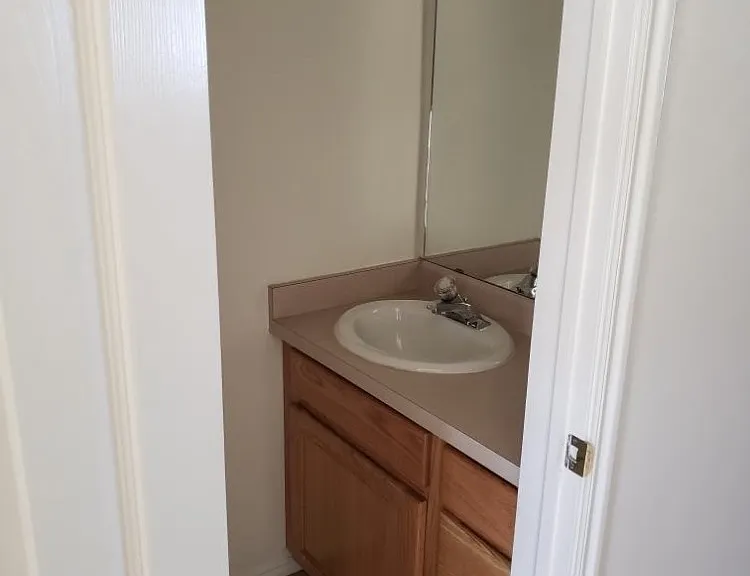Half bath downstairs.