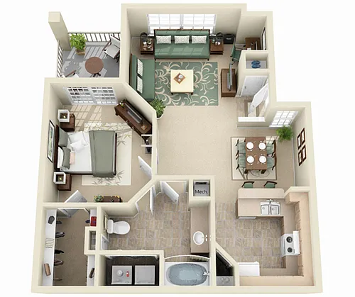 Floor plan The Maple