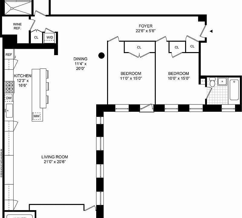 1st image of 532-540 W 22nd St Unit 3C