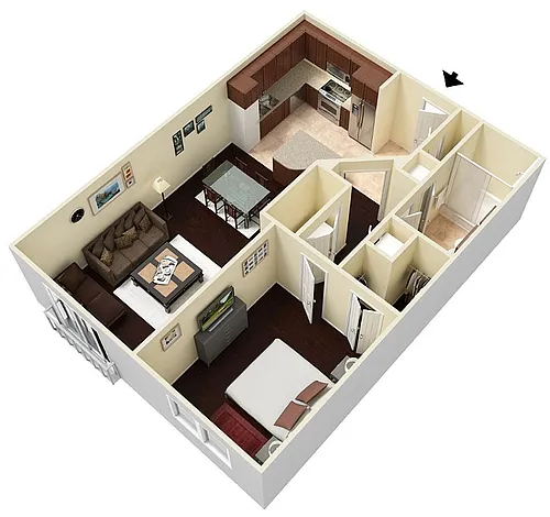 Floor plan Inwood I Midrise