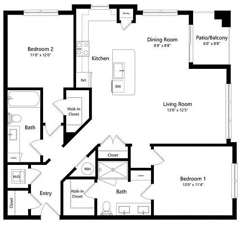 Floor plan Wisteria