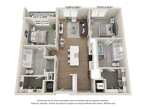 Floor plan Mondavi