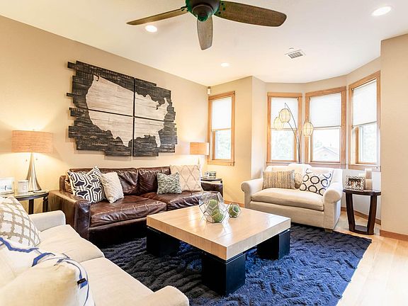 Spacious Living Room right inside front entrance