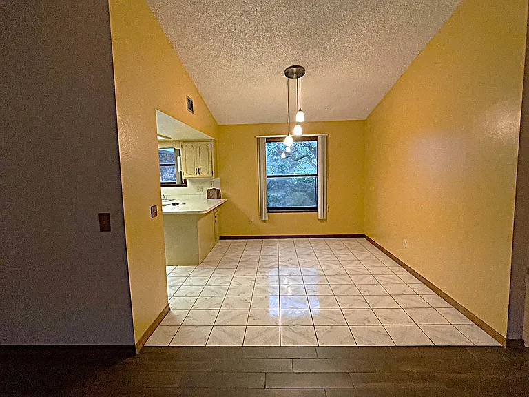 Dining room from living room